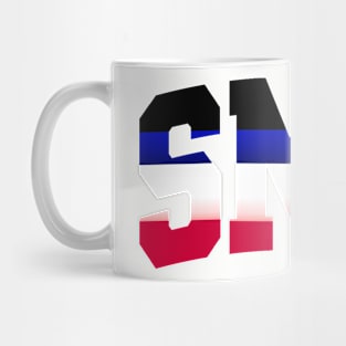 SMU Stripe Logo Mug